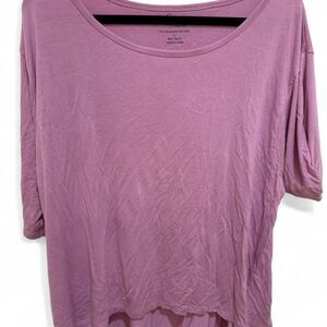 Women's Lissome Purple Pink Oversized Pajama Top Lounge T-shirt - EUC
